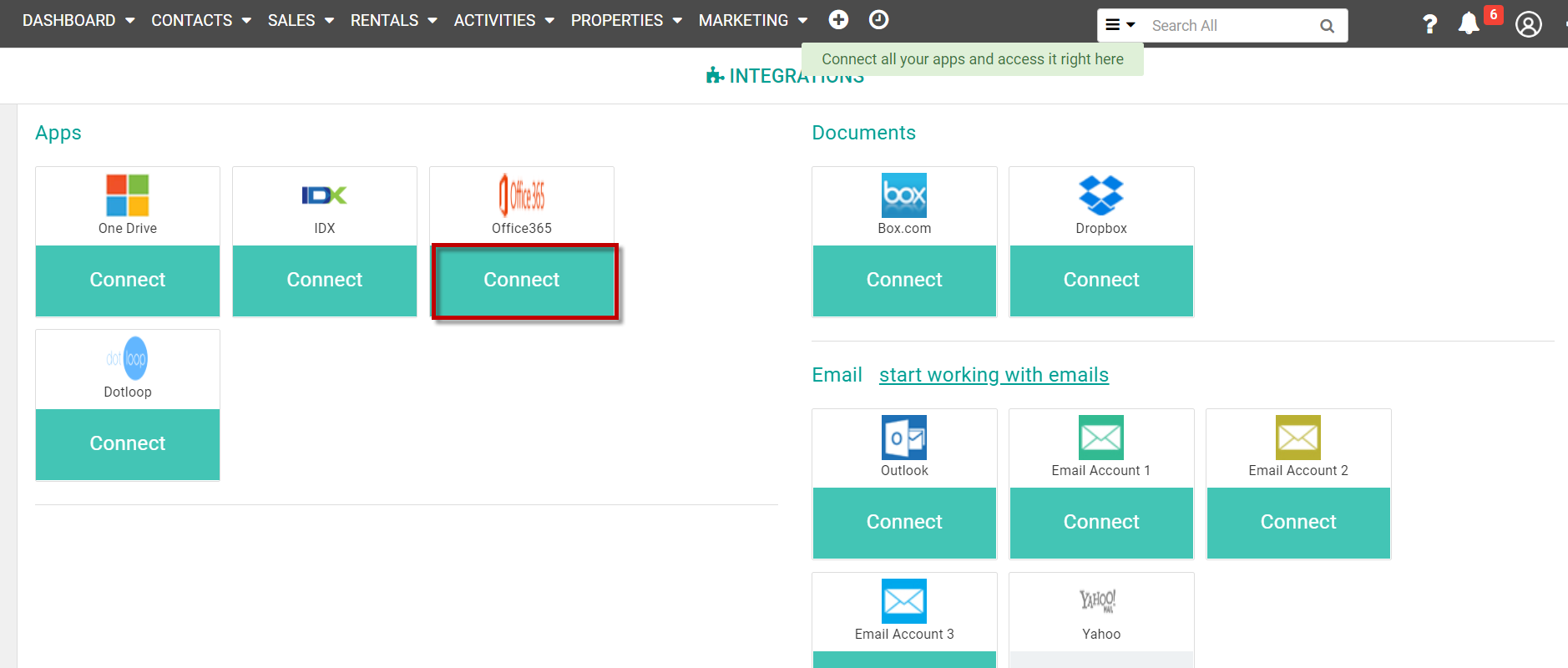 integrate to do with outlook